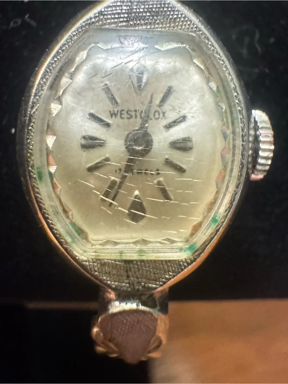Vintage Ladies Westclox Windup Bracelet Watch in Silver-Tone
